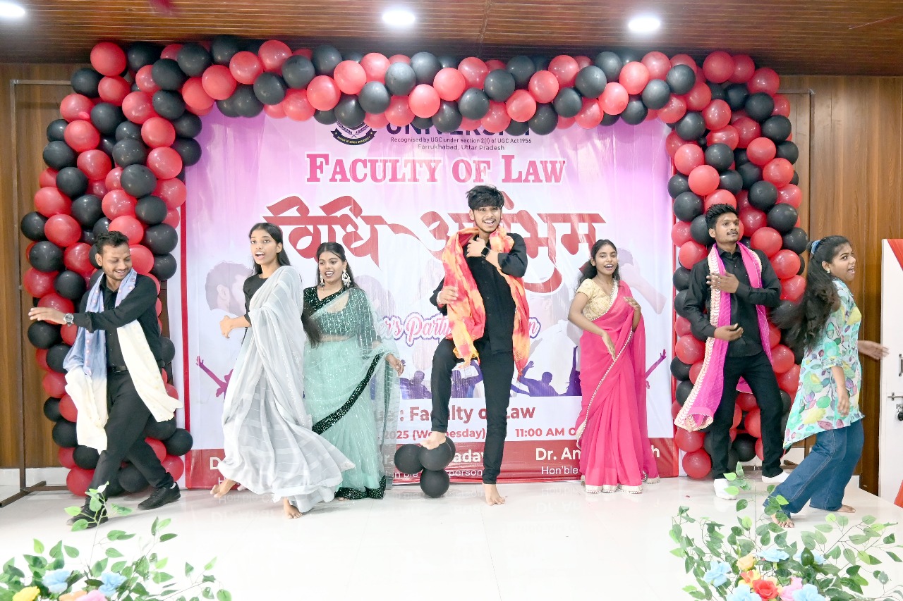 Law students set the stage on fire at the Fresher’s Party “आरंभम्”